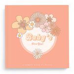 Lucy Darling Little Flower Child Baby Memory Book - First Year Journal Album To Capture Precious Moments - Milestone Keepsake For Girl - Made In USA