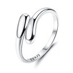 ORAZIO S925 Sterling Silver Toe Rings for Women White Gold Plated Arrow Infinity Vintage Celtic Knot Daisy Flower Stylish Toe Rings Adjustable Toe Band Rings Summer Beach Foot Jewelry Set