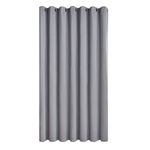 Topfinel Light Grey Curtain for Bedroom Black Out Curtain 90x90 Long Curtain Thermal Insulated Door Curtain for Livingroom Decoration W228 x L228 CM,1 Panel