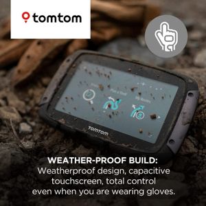 TomTom Rider 500 Motorcycle Sat Nav 4.3" – EU Maps, Wi-Fi, Traffic Alerts