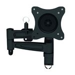 Avtex AK86TM Quick Release Lightweight Adjustable Double Arm LCD/LED TV Mounting Wall Bracket - Black