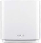 ASUS ZenWiFi AC Whole-Home Tri-Band Mesh WiFi6 (CT8 White 1PK), Coverage up to 1,350 sq.ft or 3+Rooms, 3Gbps, WiFi, Life-time Free Network Security and Parental Controls, 4X gigabit Ports, 3 SSIDs