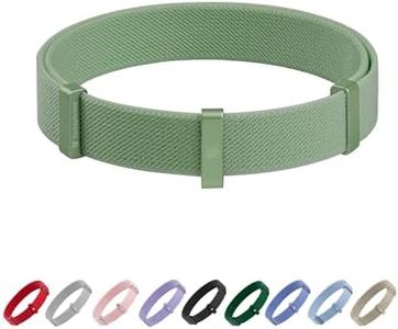 BuddyArmor Safety Cat Collar - U.S. IDA Gold Award Design, Stretchy Elastic Quick Release Non Breakaway Cat Collar Light Weight for Kitten All Small Medium Large Cats (Olive, M (7.8-15.7 inch))