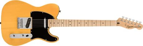 Squier by Fender Affinity Series Telecaster, Electric Guitar, Maple fingerboard, Butterscotch Blonde