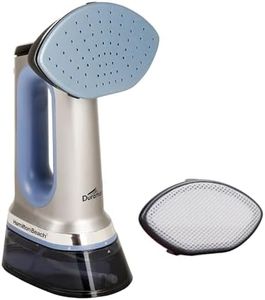 Hamilton Beach Patented Durathon 3-in-1 Garment Steamer, 10 year Soleplate warranty, Garment Steamer for Clothes, Steam Iron & Dry Iron for Clothes, One-Touch High/Medium/Delicate, Auto Shut off