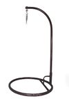 Carry Bird Swing Stand Only | Hammock Stand Only | Jhoola Stand Only | Hanging Chair Stand Only | Garden/Outdoor/Indoor/Standard Size, Iron (3.3 Dia, Brown)