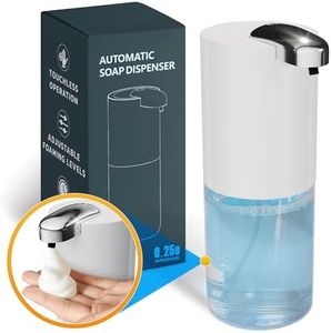 13.5 Oz Automatic Foaming Soap Dispenser Touchless 4-Level Automatic Foam Soap Dispenser Electric Soap Dispenser Foaming Hand Soap Dispenser Touchless Soap Dispenser Automatic Soap Dispenser