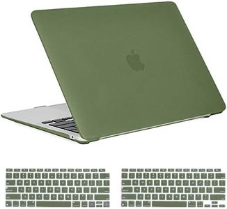 T Tersely Case for MacBook Air 13 inch Case 2022 2020 2019 2018 Release A2337 M1 A2179 A1932, Plastic Hard Shell Cover & Keyboard Cover Skin for MacBook Air 13 inch with Retina Display - Green