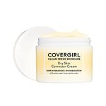 CoverGirl - Clean Fresh Skincare Dry Skin Corrector Cream, Formulated with Cactus Water, Hyaluronic Acid, Jojoba & Shea Butter for 24HR Deep Hydration, Non-greasy, 100% Vegan & Cruelty-Free