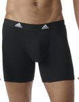 adidas Men's Boxer Brief (3pk), Black, L