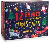 12 Games of Christmas - 12 Hilarious Holiday Games [Family Party Games Pack for Kids, Teens & Adults] - by Beat That! Game