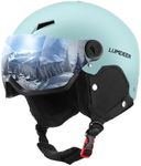 LUMDEER Ski Helmet with 2 in 1 Visor Goggles, UV Protection Snowboard Helmet, Certified Ajustable Snow Sport Helmets for Men Women Skiing, Skating, Snowboarding