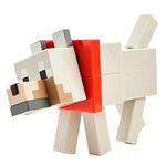 Mattel Minecraft Fusion Wolf Figure Craft-a-Figure Set, Build Your Own Minecraft Character to Play with, Trade and Collect, Toy for Kids Ages 6 Years and Older