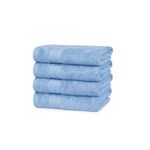 Trident Soft Comfort Air Rich Towel 100% Cotton Hand Towel for Daily use, 500 GSM Highly Absorbent Towels for Men/Women, 4Pc Hand Towel Set (41 cm X 66 cm), Allure