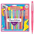 Paper Mate Flair Felt Tip Pens | Medium Point (0.7 mm) Marker Pens | Assorted Retro Colouring Pens | For Kids & Adult Colouring, Journalling & More | 12 Count