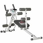 HOMCOM 2-IN-1 Core Abdominal Ab Trainer Sit Up Bench with LCD Screen, Adjustable Fitness Crunch Machine for Home GYM