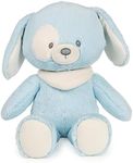 GUND Baby Sustainable Puppy Plush, Stuffed Animal Made from Recycled Materials, Gift for Babies and Newborns, Blue/Cream, 13”