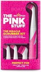 The Pink Stuff Sonic Scrubber Kit for Miracle Cleaning Paste - Electric Scrubber with Interchangeable Heads - Ideal for Effective Cleaning of Hard to Reach Places