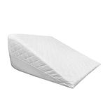 Sleep&Snuggle Orthopedic Bed Wedge Pillow Memory Foam Multi-Purpose Reduce Back Pain, Acid Reflux, Snoring & Breathing Problems Made in UK Hypoallergenic Pillow