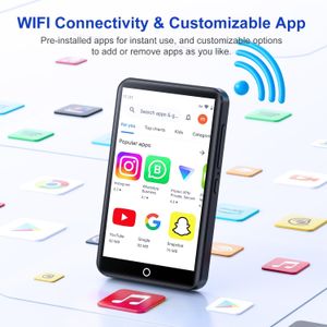 96GB Bluetooth WiFi MP3 Player – Portable Music Player