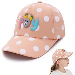 VRITRAZ POY Character Printed Little Cap for Kids, Baby, Girls & Boys 3-12 Years (Apricot)