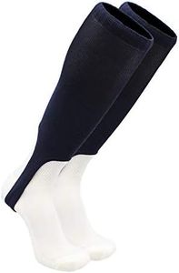 TCK Solid Colored Baseball Stirrups Pattern A (Navy, Medium)