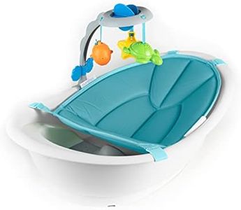 Summer Infant Gentle Support Multi-Stage Tub with Toys, White/Teal