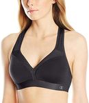 Champion Women's Med Support Curvy with Sewn in Cup, Black, Medium