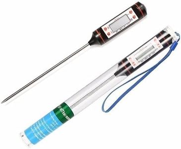 R-TEK Kitchen Thermometer Digital Multi-Functional with Instant Read Cooking Thermometer - With auto turn off function Best Digital Thermometer for All Food, liquid Grill, BBQ,Candy