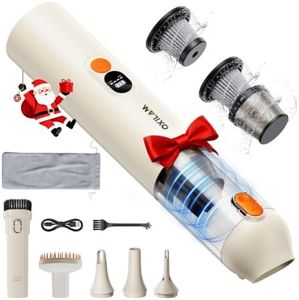 OXILAM 4 in 1 Car Vacuum - Handheld Vacuum 14000PA High Power, Portable Cordless Small Vacuum, Blow & Suction 2 in 1, Up to 30 Mins Runtime, Multi-Nozzles, Vacuum Cleaner for Home, Pet, Car, Office