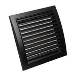 190x190mm / 7.5x7.5 inch Air Vent Cover - Ventilation Grille with Flyscreen - ABS Plastic Anthracite