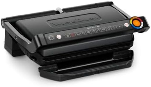 Moulinex Optigrill+ XL, Griglia Elettrica da Interno Ideale per Cucinare Carne, Pesce e Verdure, Indicatore di Cottura, 9 Programmi Automatici, Piastre Antiaderenti Facile da Pulire, GI7278