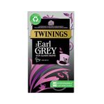 Twinings Earl Grey Tea Bergamot & Lemon Flavoured Black Tea Blend, 40 Biodegradable Tea Bags