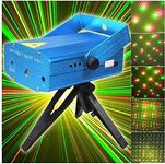 MLD DJ Mini Laser Projector Stage Lighting Sound Activated Laser Light for Party and DJ