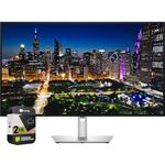 Dell DELL-U3225QE UltraSharp 32" 4K UHD 120Hz 16:9 IPS Black Monitor Bundle with 2-Year CPS Enhanced Protection Package
