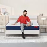 duroflex LiveIn Duropedic - Doctor Recommended Orthopedic High Resilient, Memory Foam, Roll Pack 8 Inch King Size Medium Firm Mattress with Luxury Anti Microbial Fabric(78 X 72 X 8 Inches)