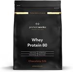 Protein Works - Whey Protein 80 (Concentrate), Low Calorie Protein Shake, Whey Protein Shake, 33 Shakes, Chocolate Silk, 1kg