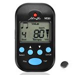 MOREYES Mini Metronome Digital with Loudspeaker Multi-functional for Saxophone Piano Guitar Violin Flute Drum (black)