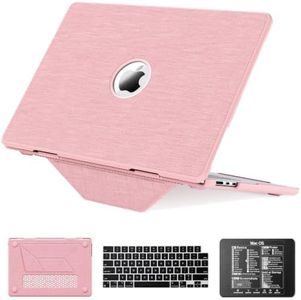 KAIJIAbox Compatible with MacBook Air 15 inch Case M5 M4-M2 2026-2023, Pink