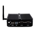 HISTTON Fanless Mini PC,Industrial PC Celeron J4125,DDR4 8GB RAM 128GB SSD,Micro PC,Dual LAN,WiFi,BT4.0,Industrial Mini PC with 2 RS232 COM,HDMI/VGA Port,2xUSB3.0,Mini Desktop Computer Windows 10 Pro