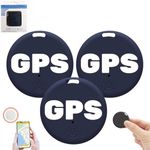 Easyfind Mini Magnetic GPS Tracker, Smart Key Finder Locator, Strong Magnetic Car Vehicle Tracking Anti-Lost, Worldwide GPS Tracker (Navy)