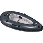 AQUAGLIDE Backwoods Angler 75 Inflatable 7 FT Kayaks for Adults Packable Family Friendly Adaptable 1 Person Single Rider Blow Up Touring Performance Kayaking for Recreational Angler Fishing Hunting