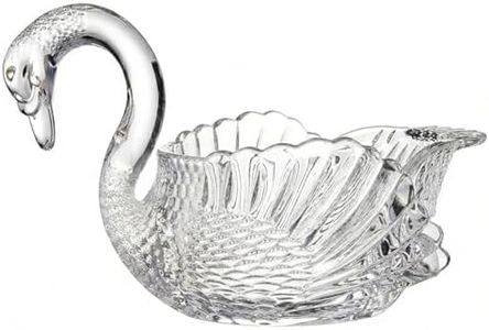 Godinger Swan Centerpiece Bowl Crystal Giftware