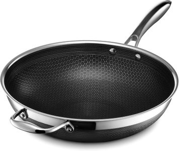 HexClad Hybrid Nonstick Wok 30cm – Induction Ready, Dishwasher Safe