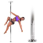 X-POLE Xpert 45mm Chrome Static | Spinning