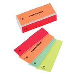 Tweezerman Neon Hot File, Buff, Smooth and Shine Block