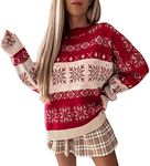 Sleeveless Knit Top Christmas Sweat