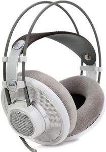 AKG Pro Audio K701 Over-Ear, Open-Back, Flat-Wire, Reference Studio Headphones, White