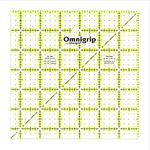 Dritz Omnigrip Non-Slip, Quilter's Ruler, 6-1/2-Inch by 6-1/2-Inch