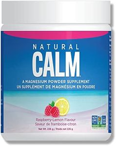 Natural Calm Magnesium Citrate Powder (Raspberry Lemon Flavour), 226g - Quick Absorbing - Loved Magnesium Drink